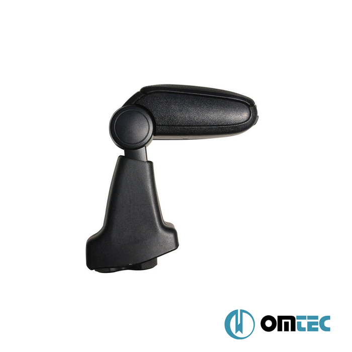 Armrest Box V1 (Leatherette+ABS Adapter) Black - Fiat 500 - HB 3D 312 PRE-FL - (2007 - 2015)