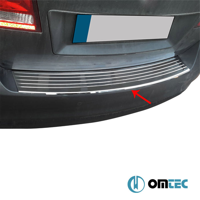 Rear Bumper Sill Cover S.Steel (Gloss) - Fiat Freemont - SUV JC - (2012 - 2015)