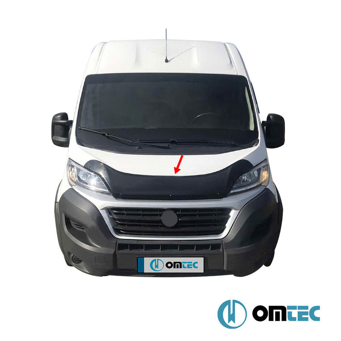 Bonnet Deflector (Black) ABS - Fiat Ducato - VAN X250 FL - (2014 - )