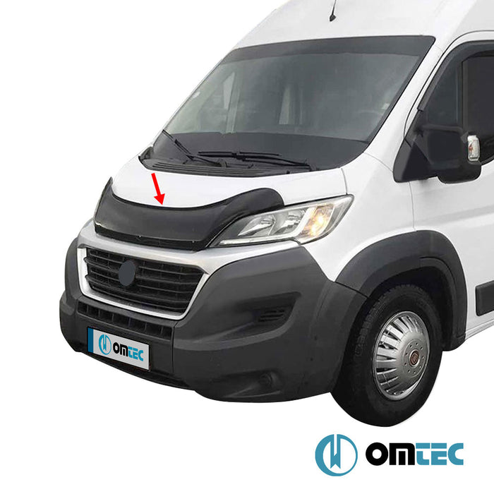 Déflecteur de Capot - ABS (Noir) - Fiat Ducato - VAN X250 FL - (2014 - )