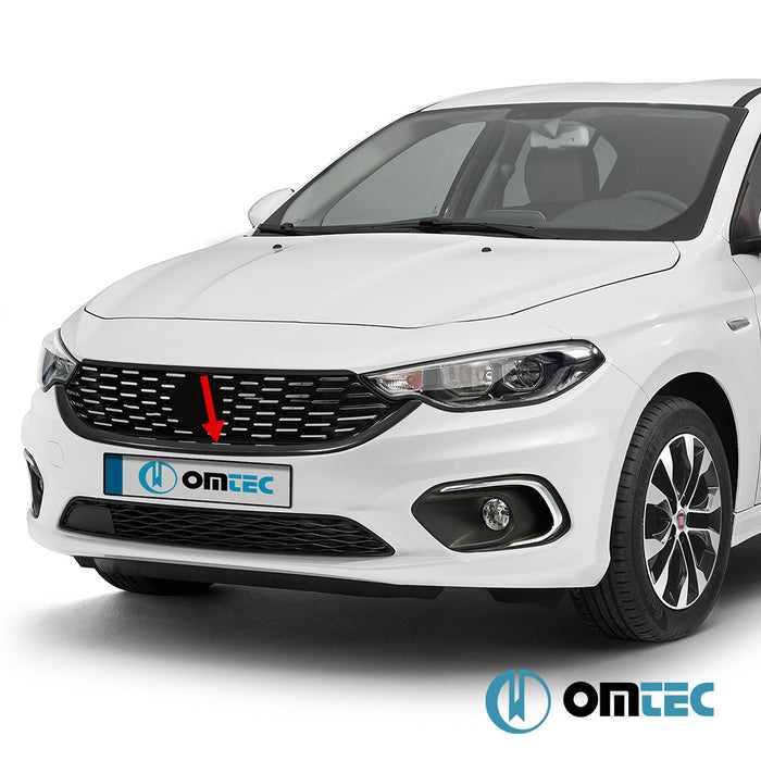 Grille de calandre - Baguettes en fibre de Carbone en forme de U - Fiat Egea - HB 5D 356 - (2015 - )