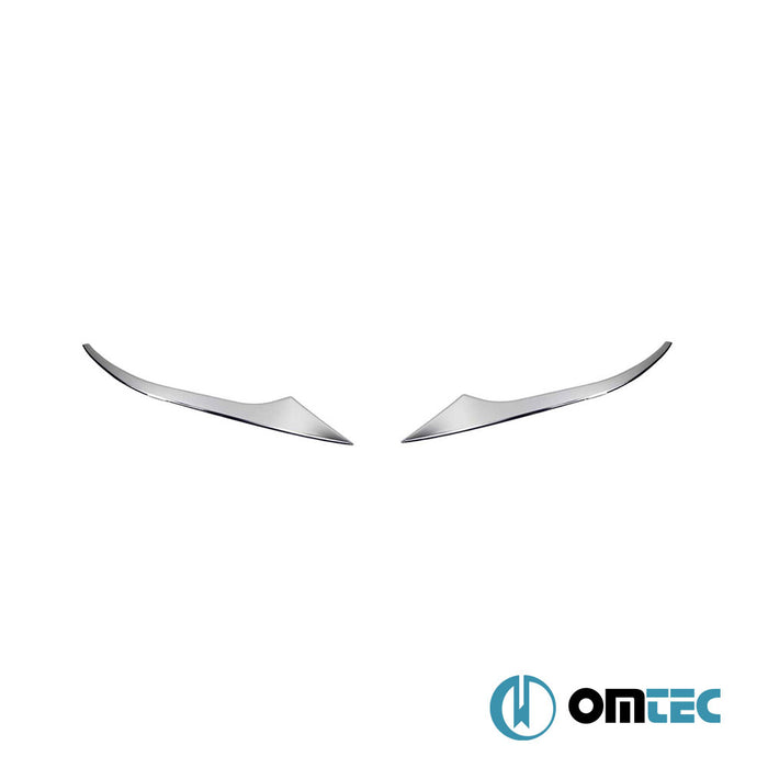 Headlight Sill 2 Pcs. S.Steel (Gloss) - Fiat Egea - SW 356 - (2015 - )