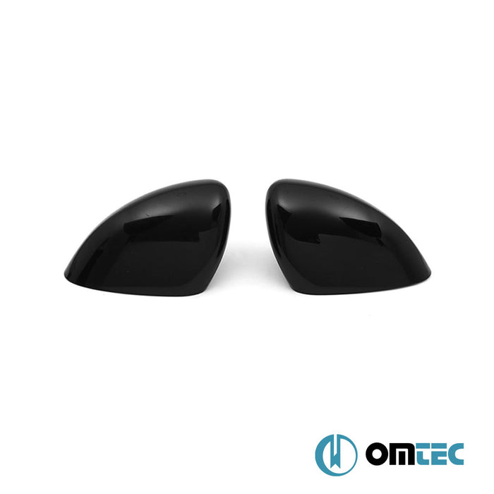 Mirror Cover 2 Pcs. ABS Piano Black - Fiat Tipo Cross - SUV I - (2020 - )