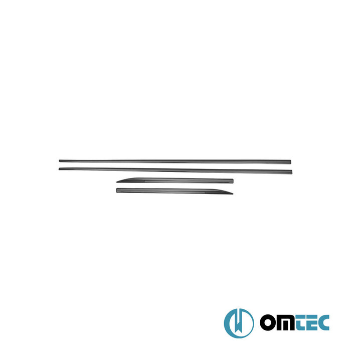 Porte latérale - Baguettes chromées en inox - 4 pièces (Noir) - Opel Insignia - SW G09 - (2009 - 2017)