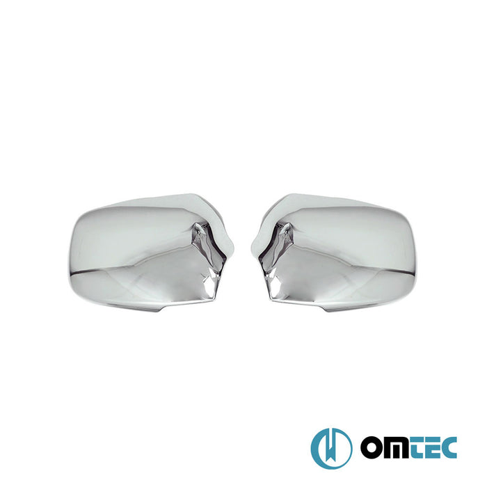 Mirror Cover 2 Pcs. ABS Chrome (without Indicator) - Ford C-Max - MPV I - (2003 - 2010)