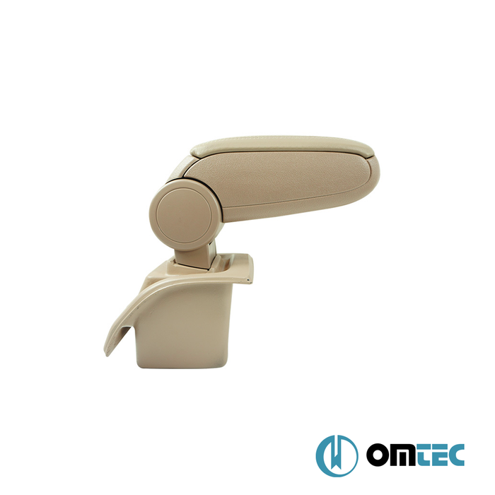 Accoudoir V1 (Cuir Artificiel+Support moulé sous-vide) Beige - Ford Focus - HB 3D II - (2005 - 2011)