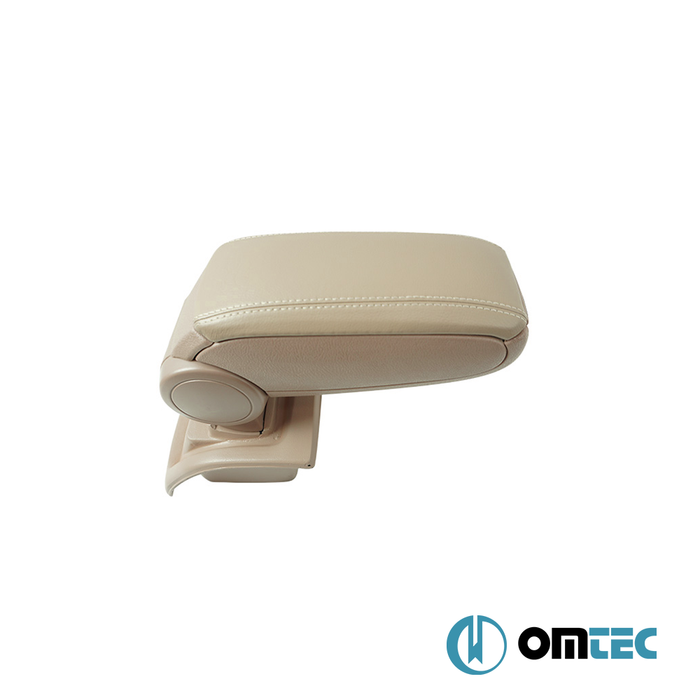 Armrest Box V1 (Leatherette+Vacuum Adapter) Beige - Ford Focus - HB 3D II - (2005 - 2011)