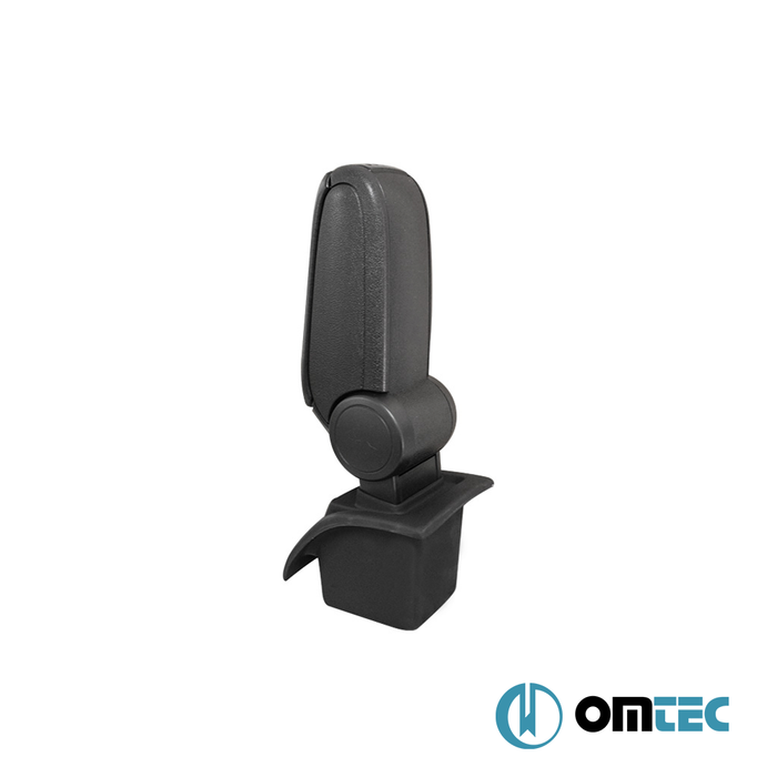 Armrest Box V1 (Leatherette+Vacuum Adapter) Black - Ford Focus - HB 5D II - (2005 - 2011)