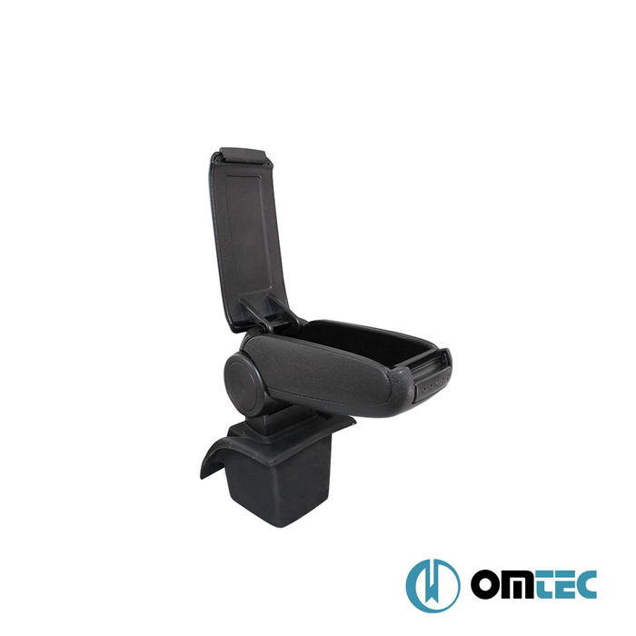 Armrest Box V1 (Leatherette+Vacuum Adapter) Black - Ford Focus - HB 5D II - (2005 - 2011)