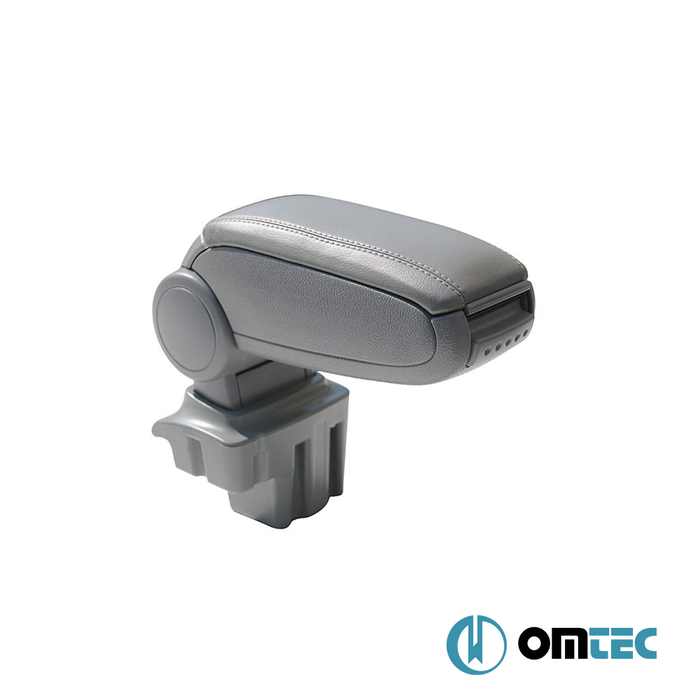 Armrest Box V1 (Leatherette+ABS Adapter+USB) Gray - Ford Focus - SD III PRE-FL - (2011 - 2015)