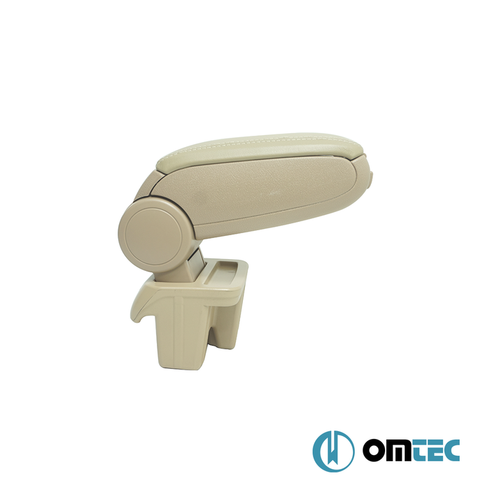 Armrest Box V1 (Leatherette+ABS Adapter+USB) Beige - Ford Focus - HB 5D III FL - (2015 - 2018)