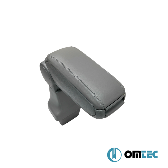 Armrest Box V1 (Leatherette+Vacuum Adapter) Gray - Ford C-Max - MPV II - (2010 - 2019)