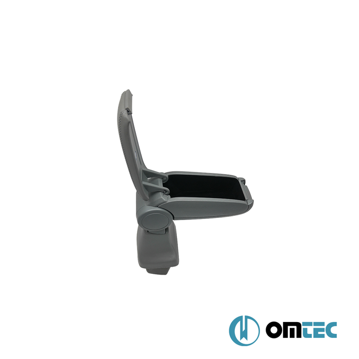 Armrest Box V1 (Leatherette+Vacuum Adapter) Gray - Ford C-Max - MPV II - (2010 - 2019)