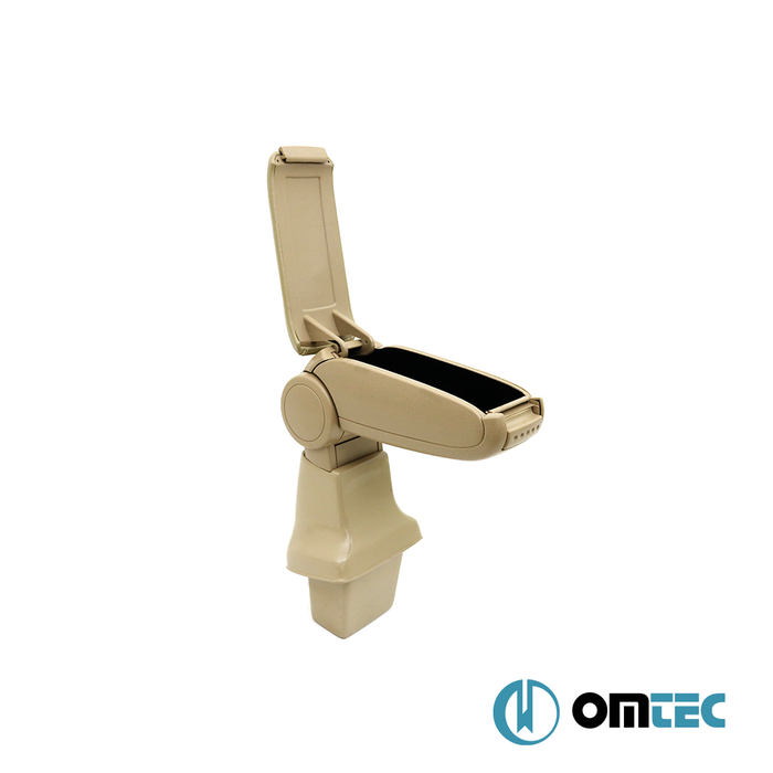 Armrest Box V1 (Leatherette+Vacuum Adapter) Beige - Ford C-Max - MPV II - (2010 - 2019)