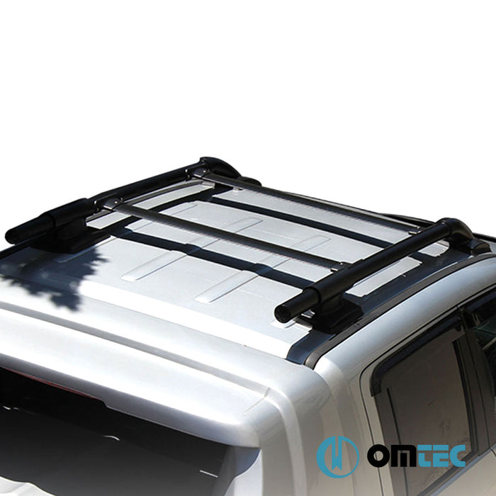 Roof Rails (SH) Black 2 pcs. Alu. - Ford Ranger - PK PJ/PK - (2006 - 2011)