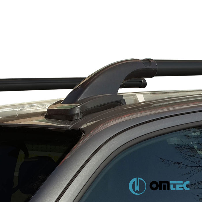 Roof Rails (SH) Black 2 pcs. Alu. - Ford Ranger - PK PJ/PK - (2006 - 2011)