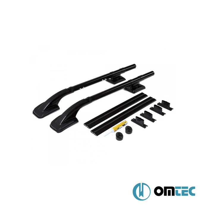 Barres De Toit Longitudinales (SH) Noir 2 pcs. Alu. - Mazda Bt-50 - PK UN - (2007 - 2012)