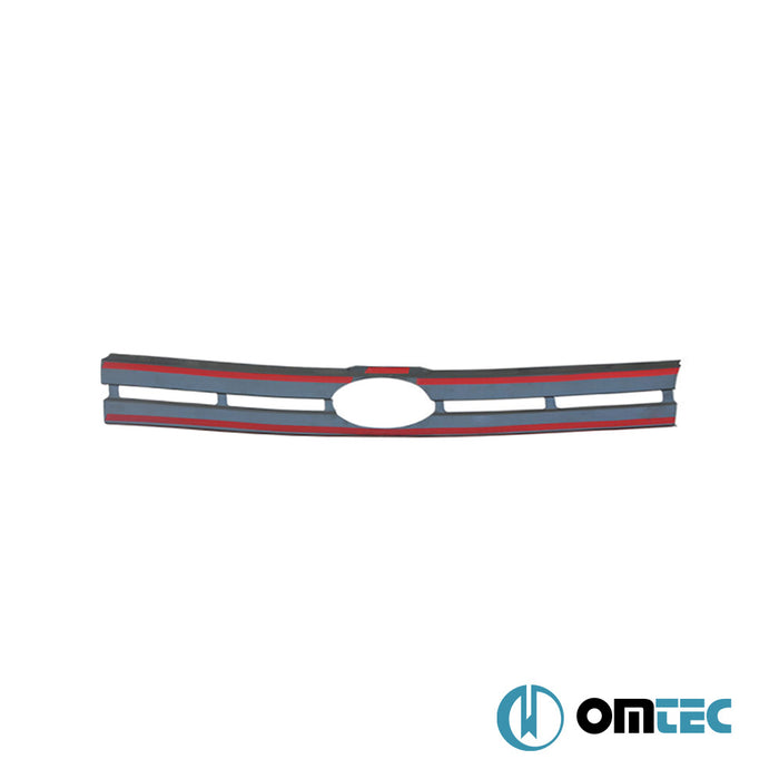 Grille de calandre - Baguette chromée en inox (Brillant) - Ford Transit Connect - MVN P65 FL - (2002 - 2009)