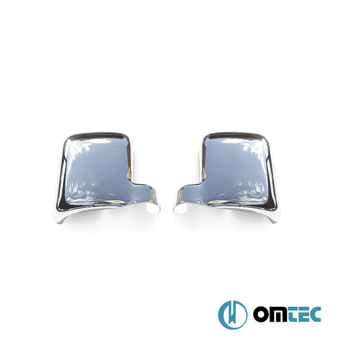 Mirror Cover 2 Pcs. ABS Chrome - Ford Transit Connect - MVN P65 PRE-FL - (2002 - 2009)