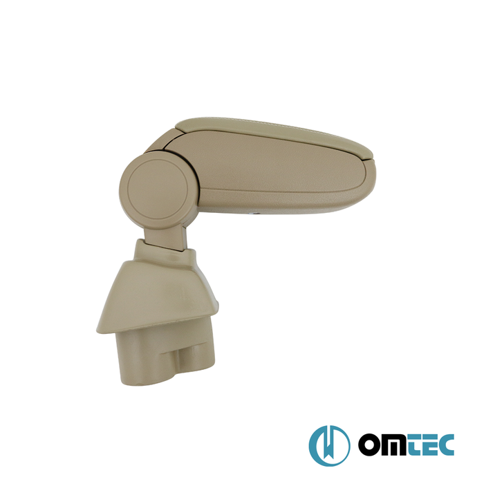 Accoudoir V1 (Cuir Artificiel+Support moulé sous-vide) Beige - Ford Transit Connect - MVN P65 PRE-FL/FL-I - (2002 - 2009)