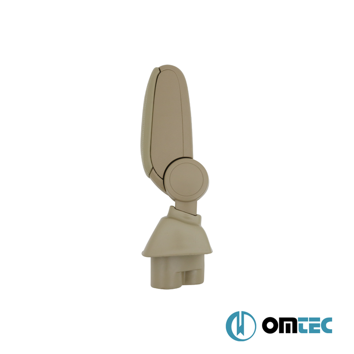 Armrest Box V1 (Leatherette+Vacuum Adapter) Beige - Ford Transit Connect - MVN P65 PRE-FL/FL-I - (2002 - 2009)