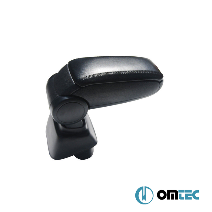 Armrest Box V1 (Leatherette+Vacuum Adapter) Black - Ford Transit Connect - MVN P65 PRE-FL/FL-I - (2002 - 2009)