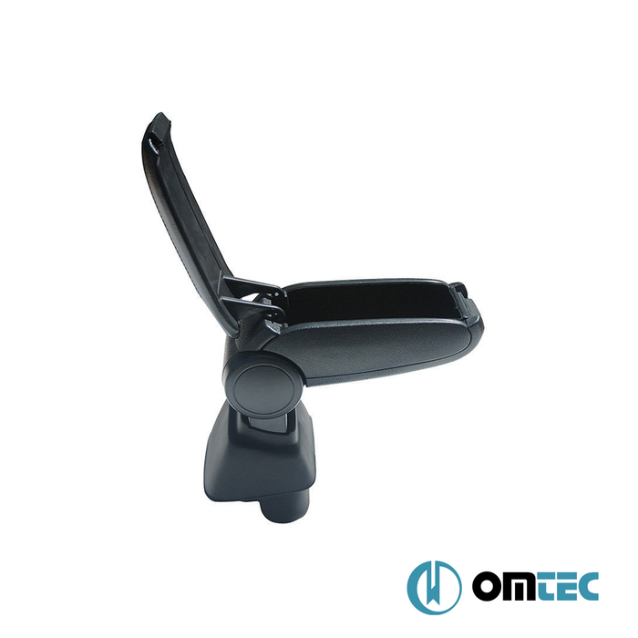 Armrest Box V1 (Leatherette+Vacuum Adapter) Black - Ford Transit Connect - MVN P65 PRE-FL/FL-I - (2002 - 2009)