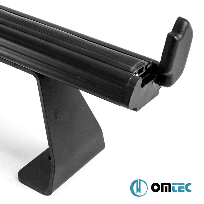 Barres De Toit Transversales Heavy-Duty 2 Pcs. (Noir) Alu. - Ford Transit Connect - MVN P65 - (2002 - 2014)