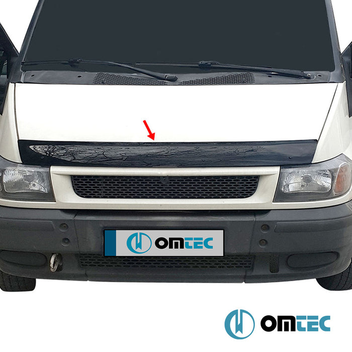 Bonnet Deflector (Black) ABS - Ford Transit - VAN FA PRE-FL - (2000 - 2006)