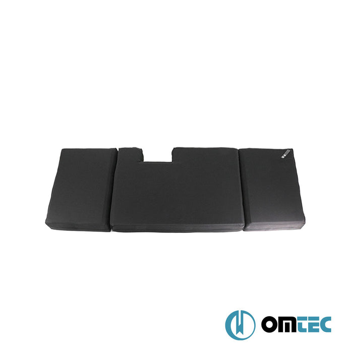 Foldable Front Cab Camper Mattress (Black) 1 Pcs. LHD (6 cm Foam/22 Density/1.8 cm MDF) - Ford Transit - VAN FA FL - (2006 - 2014)