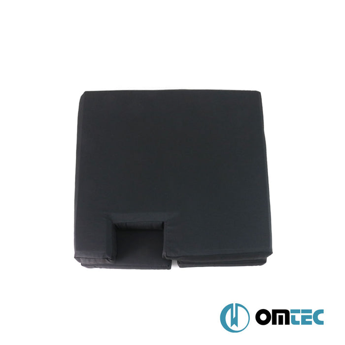 Foldable Front Cab Camper Mattress (Black) 1 Pcs. LHD (6 cm Foam/22 Density/1.8 cm MDF) - Ford Transit - VAN FA FL - (2006 - 2014)
