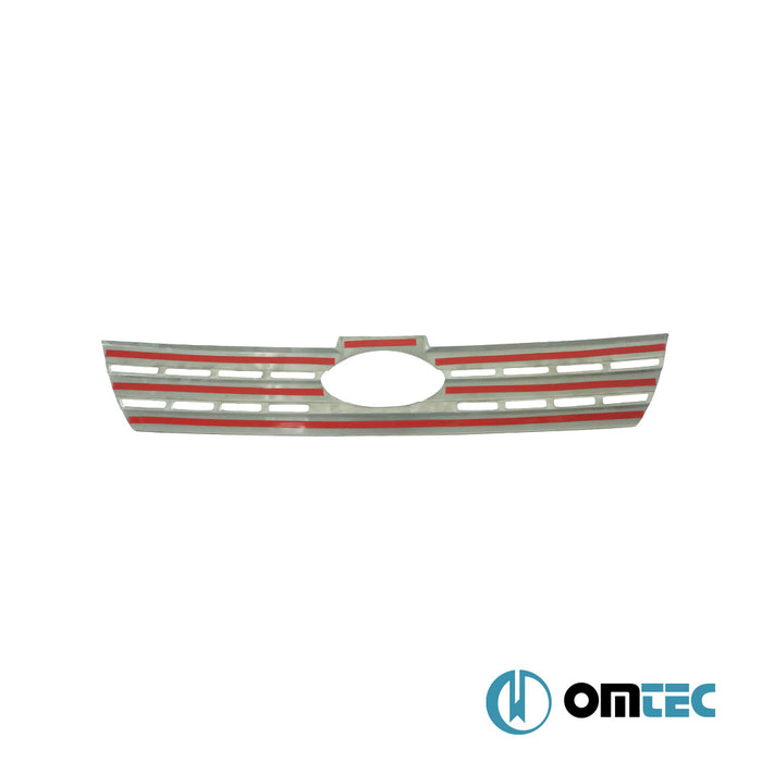 Grille de calandre - Baguette chromée en inox (Brillant) - Ford Transit Connect - MVN P65 FL II - (2009 - 2014)