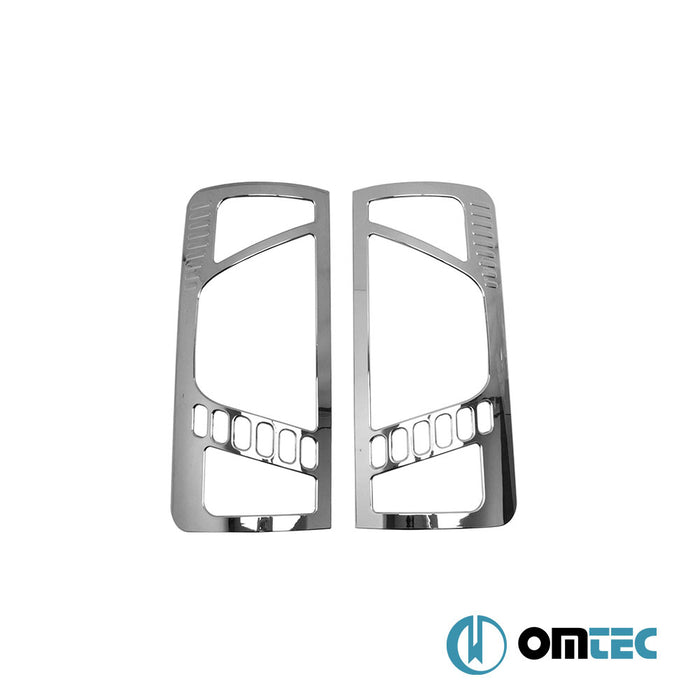 Break Light Frame 2 Pcs. ABS Chrome - Ford Transit Connect - MVN P65 FL - (2009 - 2014)