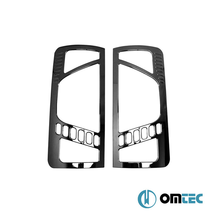 Feu de stop - Contours chromé en ABS (Foncé) - 2 pièces - Ford Tourneo Connect - MVN P65 FL - (2009 - 2014)