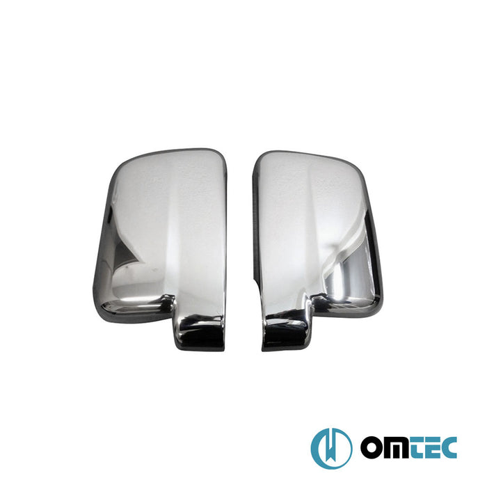 Mirror Cover 2 Pcs. ABS Chrome - Ford Transit Connect - MVN P65 FL - (2009 - 2014)