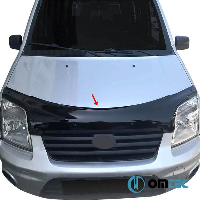 Déflecteur de Capot - ABS (Noir) - Ford Tourneo Connect - MVN P65 FL II - (2009 - 2014)