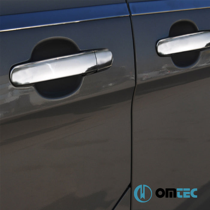 Door Handle Cover 4 Door 8 Pcs. S.Steel (Gloss) - Ford Transit - VAN MK7 - (2014 - )