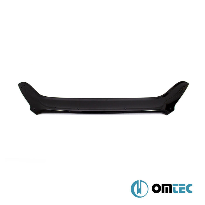 Bonnet Deflector (Black) ABS - Ford Transit Custom - VAN V362 FL - (2018 - 2023)