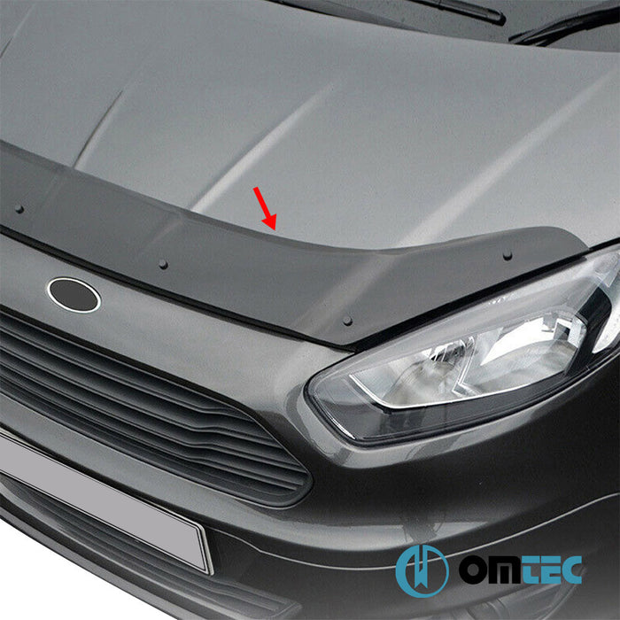 Bonnet Deflector (Black) ABS - Ford Transit Courier - MVN I - (2014 - )