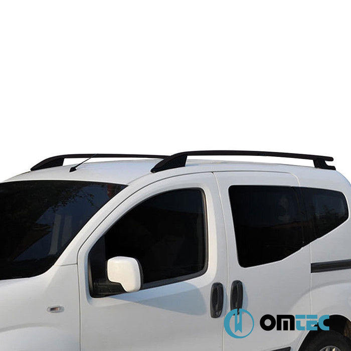 Barres De Toit Longitudinales (Sport) Noir 2 pcs. Alu.(L3) - Ford Transit - VAN MK7 - (2014 - )