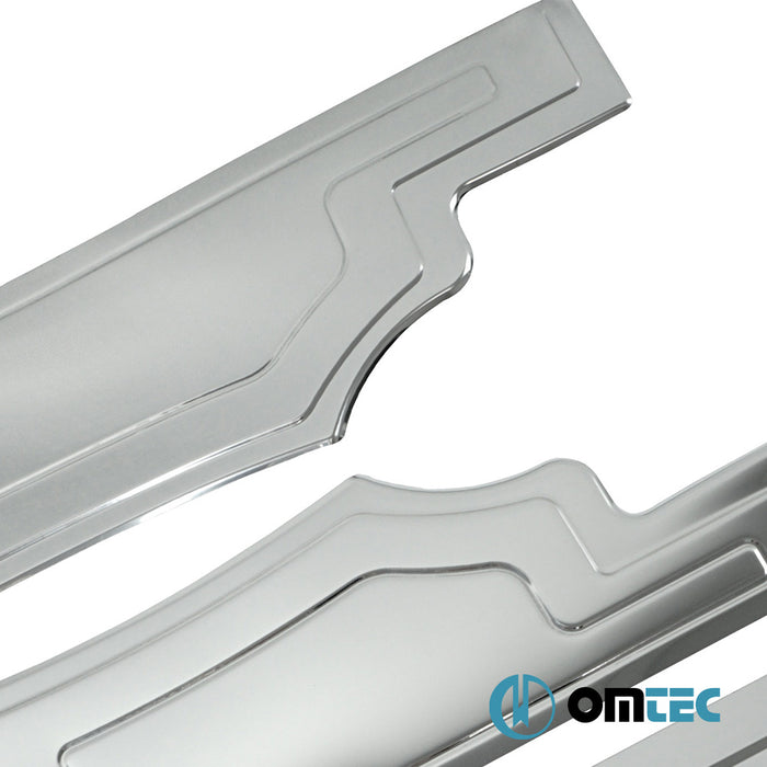 Norm Door Sill Cover 4 Pcs. S.Steel (Gloss) - Ford Transit Connect - MVN V408 PRE-FL - (2014 - 2019)