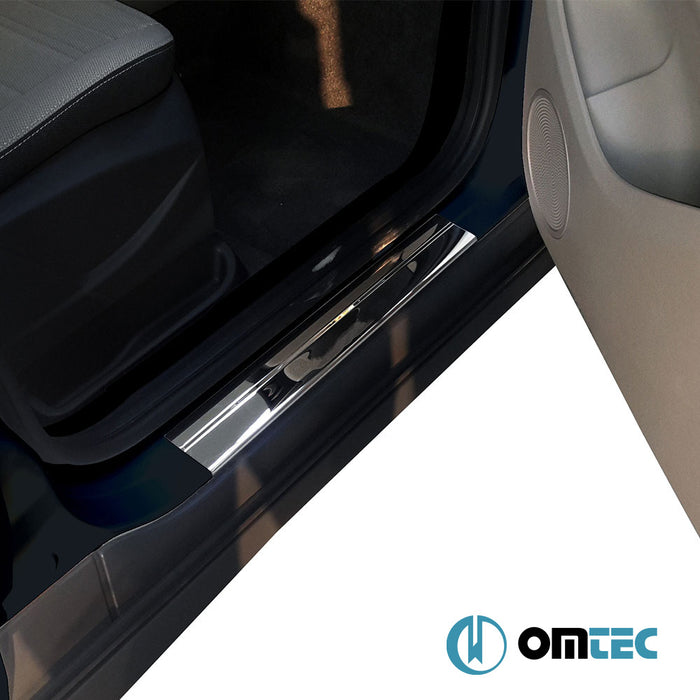 Norm Door Sill Covers 4 Pcs. S.Steel (Gloss) - Ford Tourneo Connect - MVN V408 PRE-FL - (2014 - 2019)