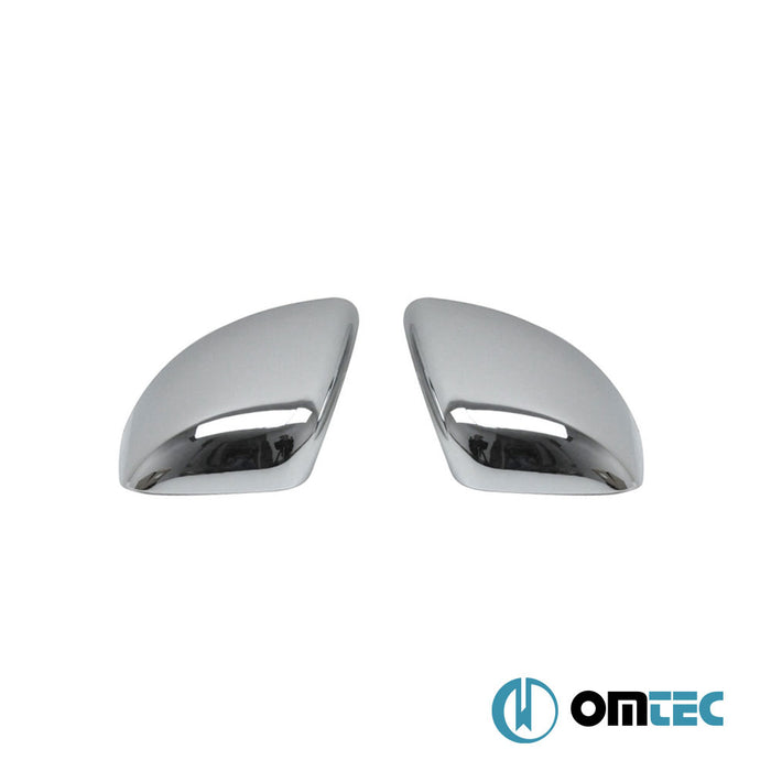 Mirror Cover 2 Pcs. ABS Chrome - Ford Transit Connect - MVN V408 PRE-FL - (2014 - 2019)