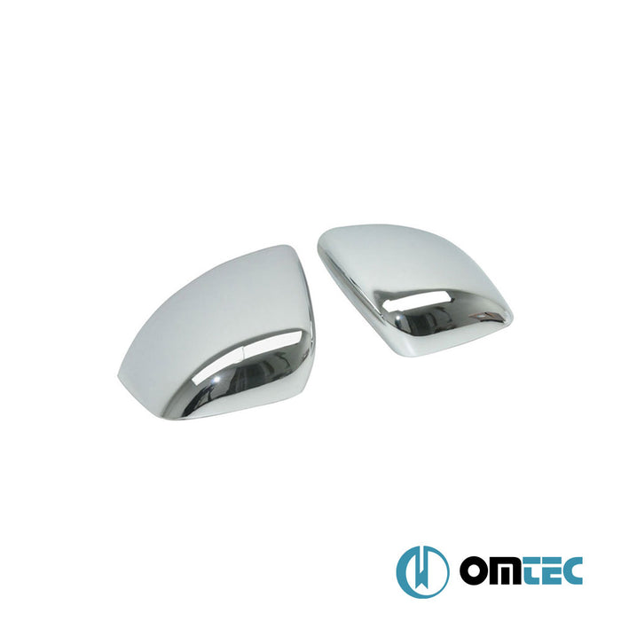 Mirror Cover 2 Pcs. ABS Chrome - Ford Transit Connect - MVN V408 PRE-FL - (2014 - 2019)