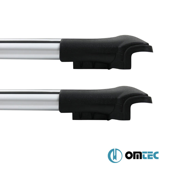 Barres De Toit Transversales (Elegance) Gris 2 Pcs. Alu. (Av=Ar) - Volkswagen Amarok - PK 2H - (2010 - 2022)