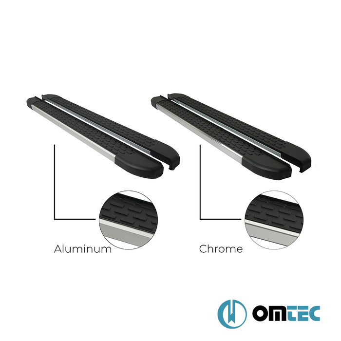 Side Step (NVY Chrome) 2 Pcs. - Great Wall Hover - SUV I - (2006 - 2012)