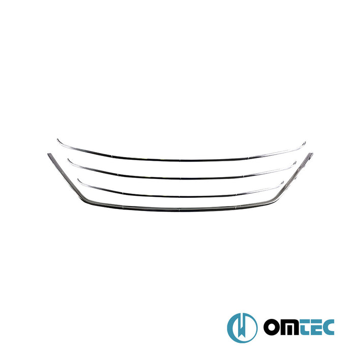 Grille de calandre - Baguette chromée en inox (Brillant) - Hyundai İx35 - SUV LM - (2010 - 2015)