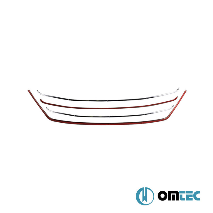 Grille de calandre - Baguette chromée en inox (Brillant) - Hyundai İx35 - SUV LM - (2010 - 2015)