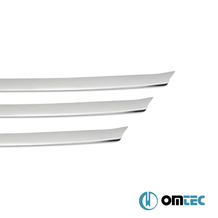 Grille de calandre - Baguettes chromées en inox (Brillant) - 3 pièces - Hyundai İ40 - SW I - (2012 - 2019)