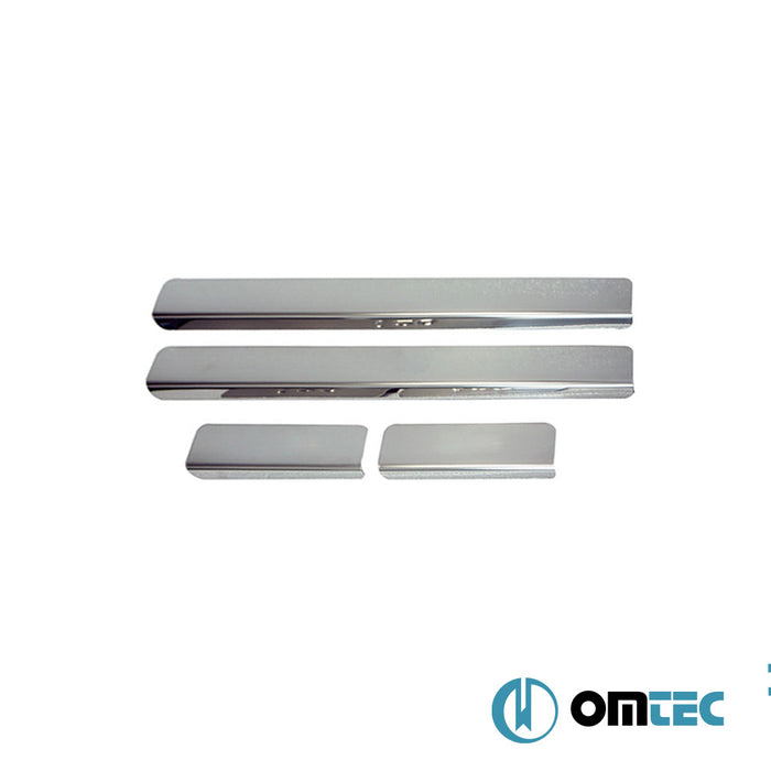 Door Sill Cover 4 Pcs.S.Steel - Hyundai İ20 - HB 5D PB FL - (2012 - 2014)